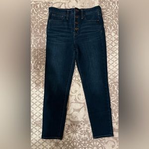 Madewell 10” High Rise Skinny Jean Size 27